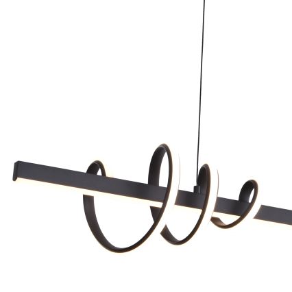 ONLI - LED Lustra ar auklu SWING LED/30W/230V 4000K melna