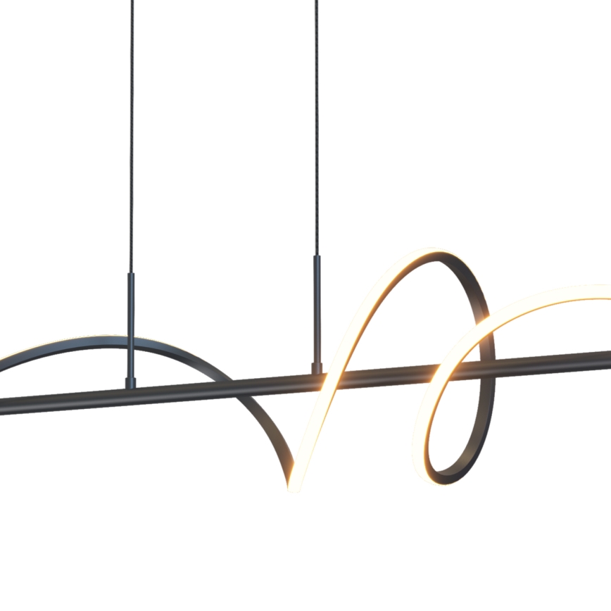ONLI - LED Lustra ar auklu TWIST LED/30W/230V 4000K melna