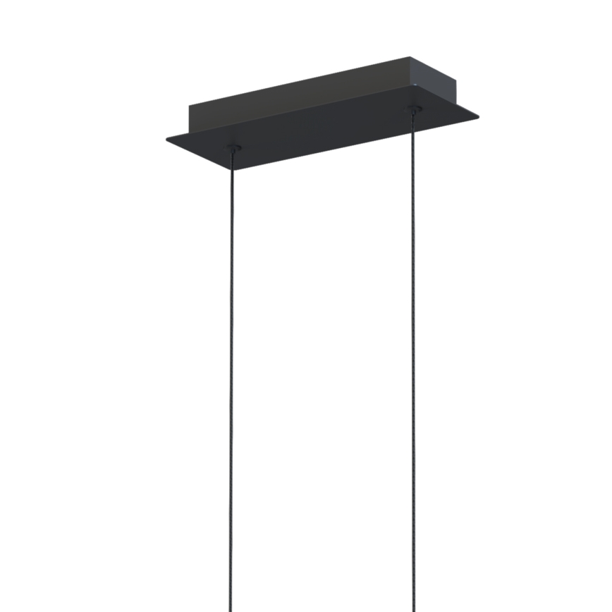 ONLI - LED Lustra ar auklu TWIST LED/30W/230V 4000K melna