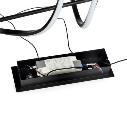 ONLI - LED Lustra ar auklu TWIST LED/30W/230V 4000K melna