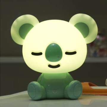 ONLI - LED regulējama bērnu naktslampiņa PUPPIES LED/3W/230V 20 cm koala/zaļa