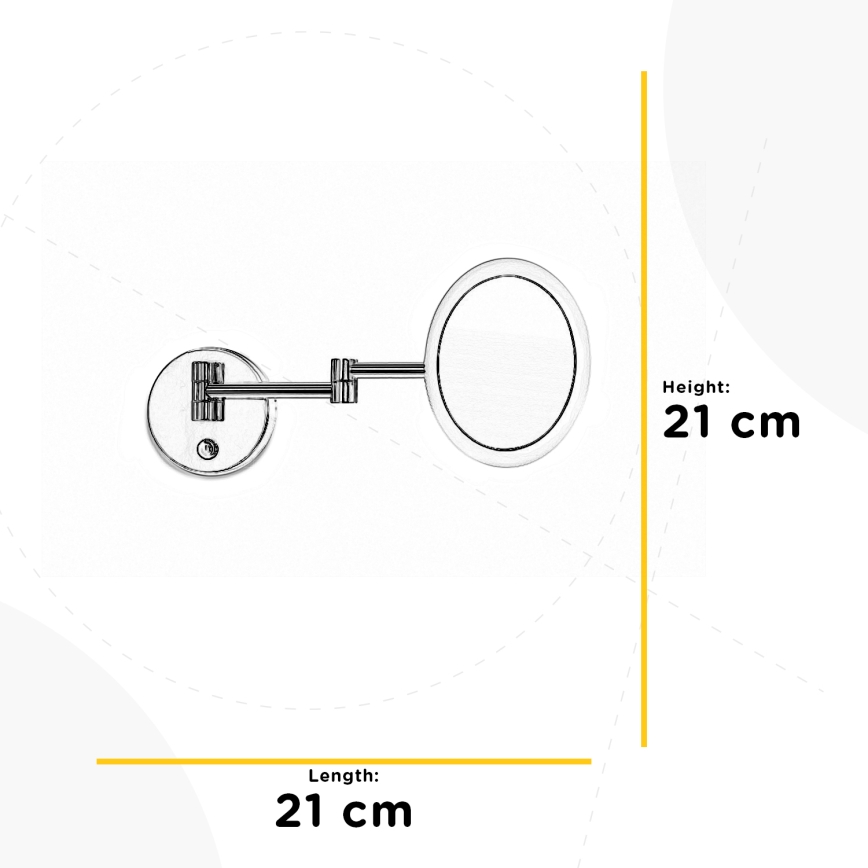 ONLI - LED Sienas kosmētikais spogulis RIM LED/4,2W/230V 4000K IP44