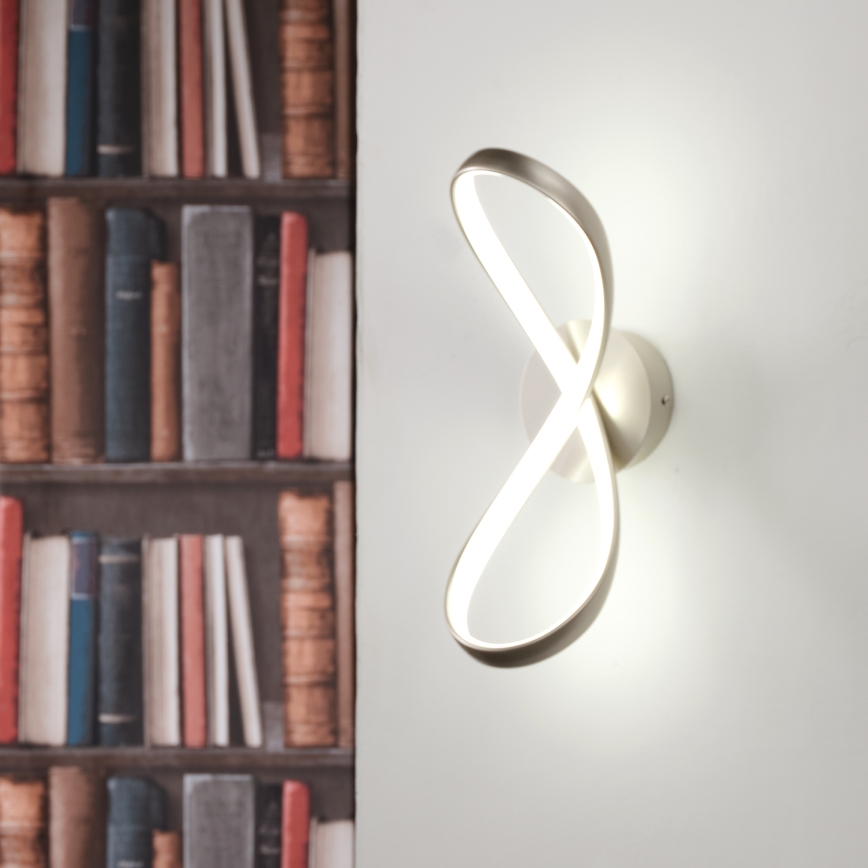 ONLI - LED Sienas lampa INFINITY LED/15W/230V 4500K matēts hroms