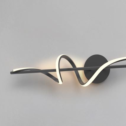 ONLI - LED Sienas lampa TWIST LED/25W/230V 4000K melna