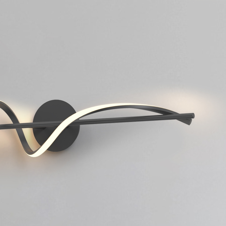 ONLI - LED Sienas lampa TWIST LED/25W/230V 4000K melna