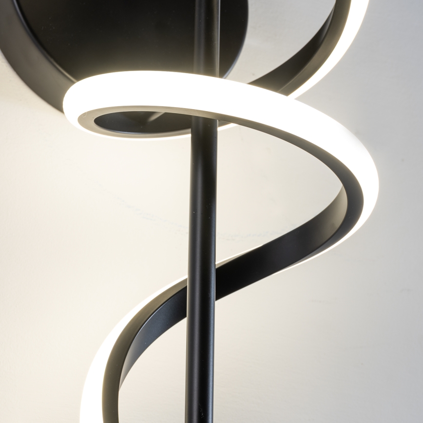 ONLI - LED Sienas lampa TWIST LED/25W/230V 4000K melna