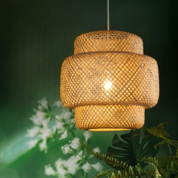 ONLI - Lustra ar auklu BAMBOO 1xE27/22W/230V bambusa