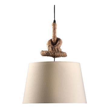 ONLI - Lustra ar auklu CORDA 1xE27/22W/230V bēša