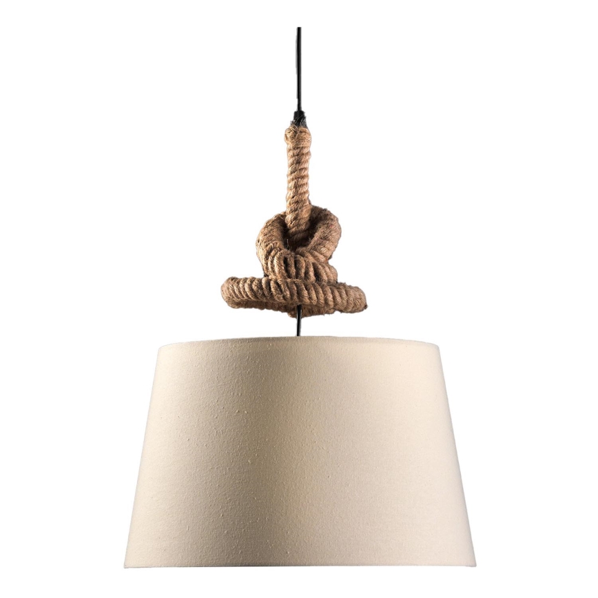 ONLI - Lustra ar auklu CORDA 1xE27/22W/230V bēša