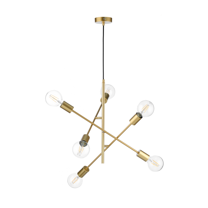 ONLI - Lustra ar auklu CROSS 6xE27/22W/230V