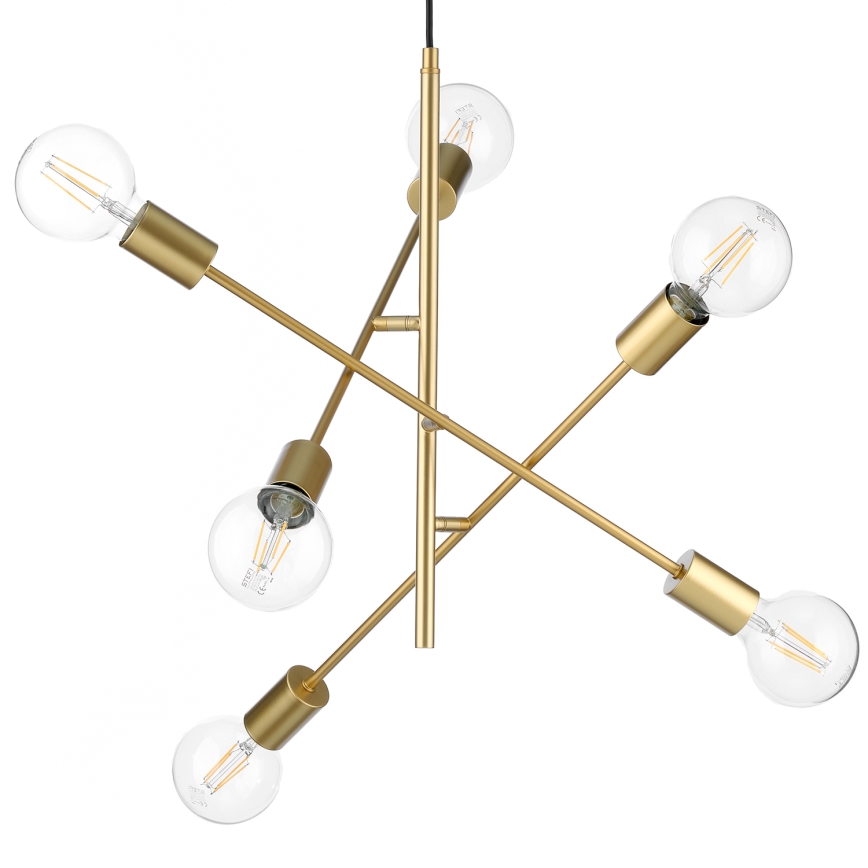 ONLI - Lustra ar auklu CROSS 6xE27/22W/230V