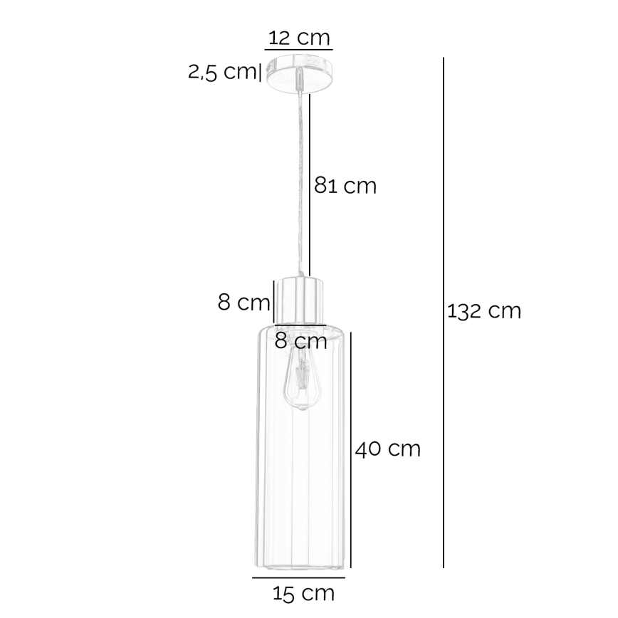 ONLI - Lustra ar auklu DODO 1xE27/22W/230V varš