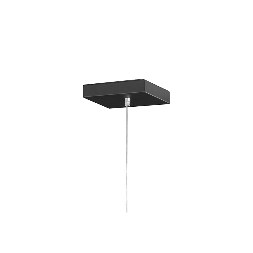 ONLI - Lustra ar auklu FORESTA 1xE27/15W/230V melna