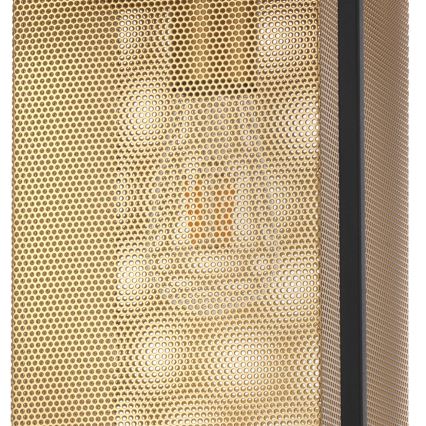 ONLI - Lustra ar auklu MALIK 1xE27/22W/230V zelta/melna
