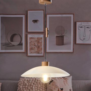 ONLI - Lustra ar auklu OHANA 1xE27/22W/230V ozols