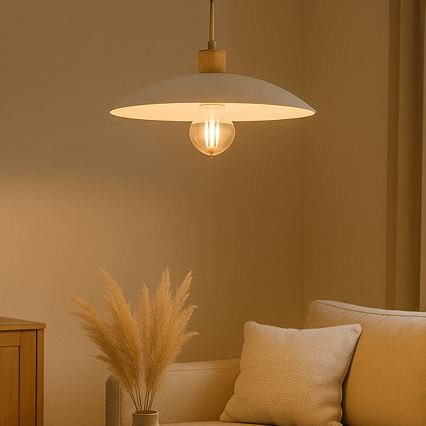 ONLI - Lustra ar auklu OHANA 1xE27/22W/230V ozols