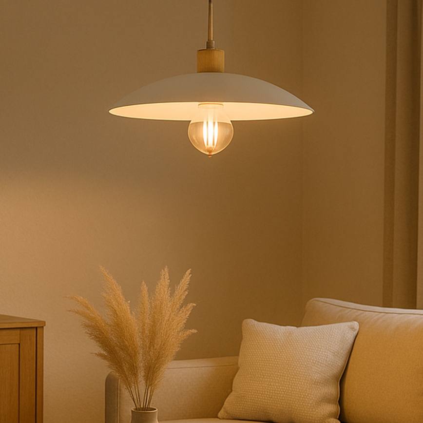 ONLI - Lustra ar auklu OHANA 1xE27/22W/230V ozols