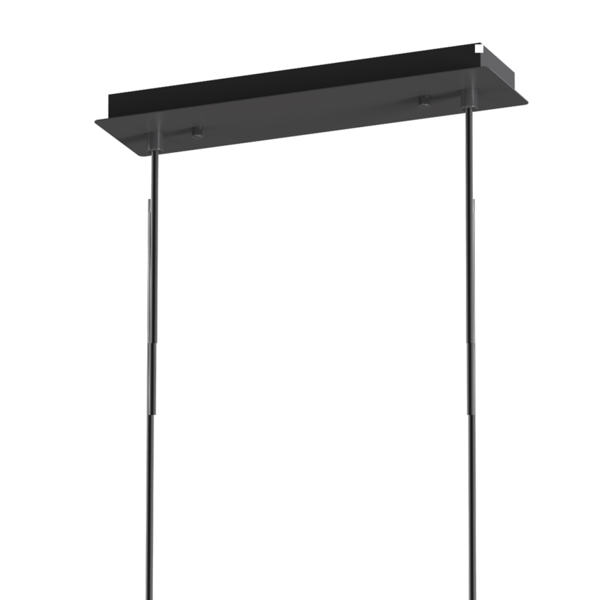 ONLI - Lustra ar auklu PALOMA 10xG9/10W/230V melna/dūmakains