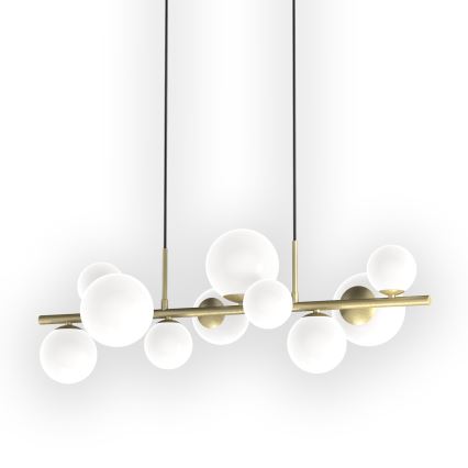 ONLI - Lustra ar auklu PALOMA 10xG9/10W/230V zelta