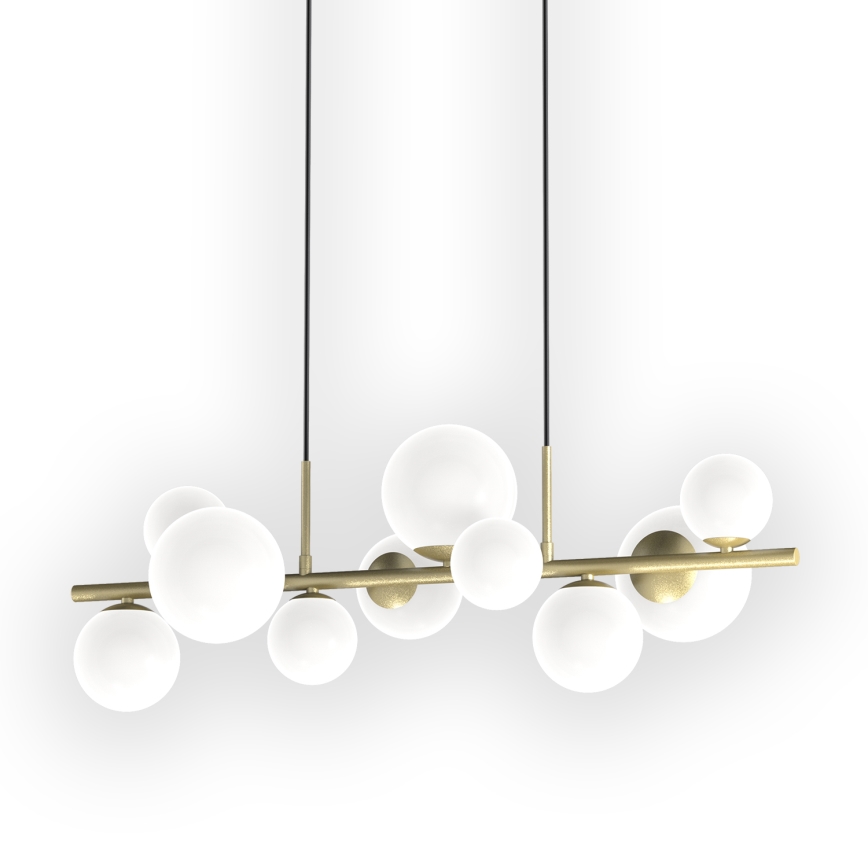 ONLI - Lustra ar auklu PALOMA 10xG9/10W/230V zelta
