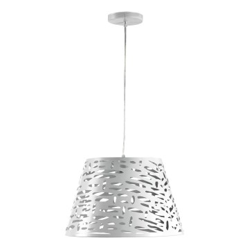 ONLI - Lustra ar auklu RICKY 1xE27/15W/230V d. 40 cm balta