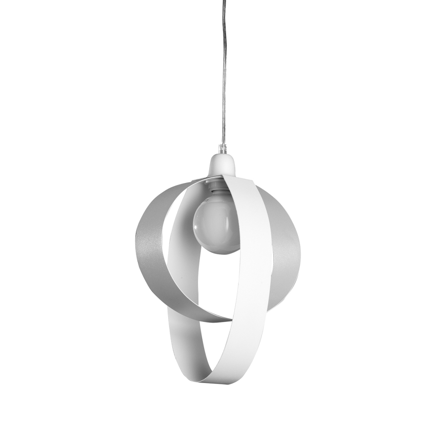 ONLI - Lustra ar auklu SERENA 1xE27/22W/230V balta
