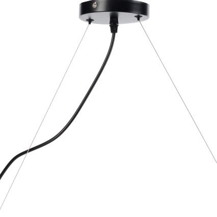 ONLI - Lustra ar auklu TRIO 3xE14/6W/230V melna