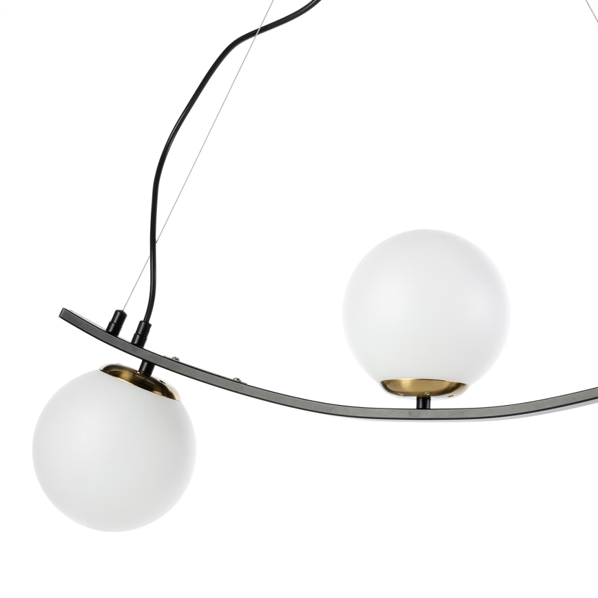 ONLI - Lustra ar auklu TRIO 3xE14/6W/230V melna