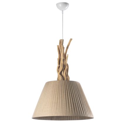 ONLI - Lustra ar auklu WOODY 1xE27/22W/230V