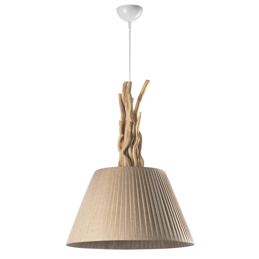 ONLI - Lustra ar auklu WOODY 1xE27/22W/230V