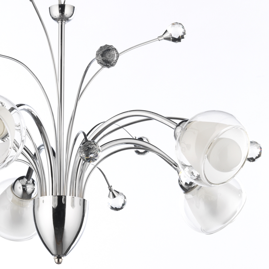 ONLI - Lustra ar ķēdi DIAMANTE 5xE14/6W/230V