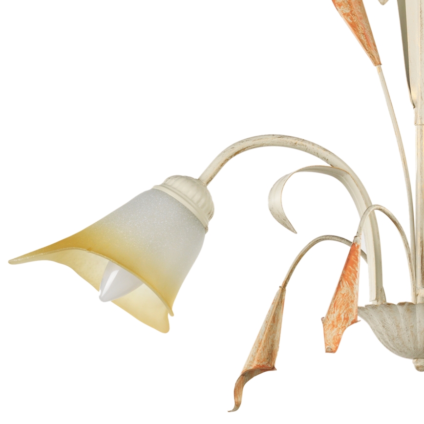 ONLI - Lustra ar ķēdi LUCREZIA 3xE14/6W/230V krēmkrāsa