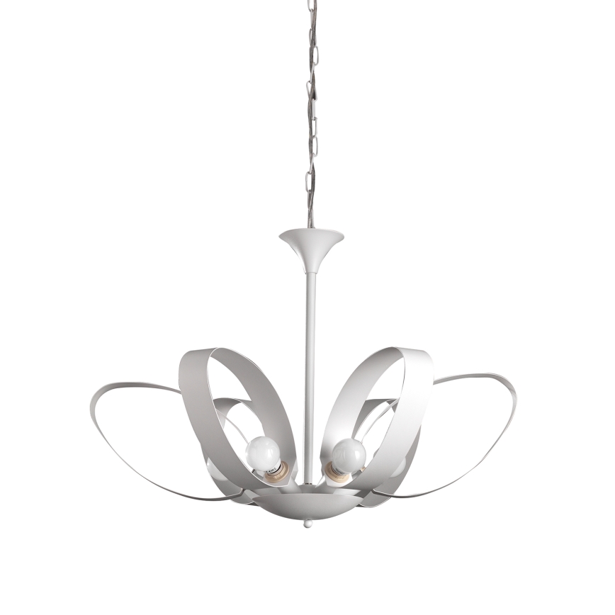 ONLI - Lustra ar ķēdi SERENA 6xE14/6W/230V balta