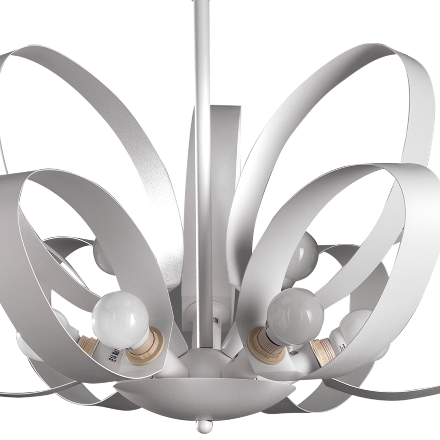 ONLI - Lustra ar ķēdi SERENA 9xE14/6W/230V balta