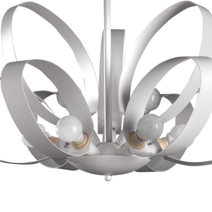 ONLI - Lustra ar ķēdi SERENA 9xE14/6W/230V balta