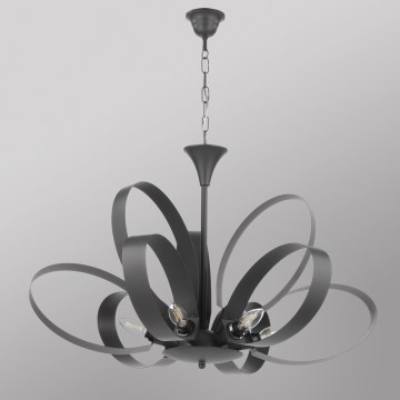 ONLI - Lustra ar ķēdi SERENA 9xE14/6W/230V melna