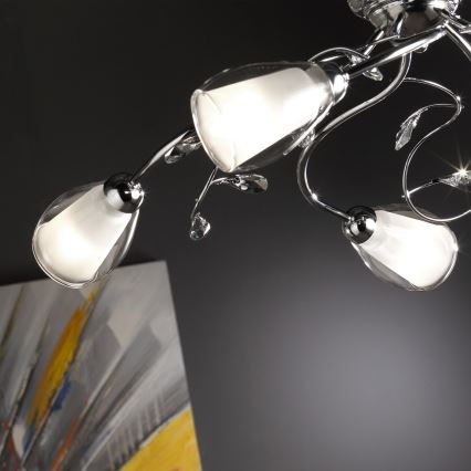 ONLI - Lustra ar ķēdi SHARON 5xE14/6W/230V