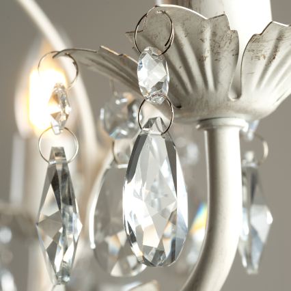 ONLI - Lustra ar ķēdi TERESA 3xE14/6W/230V balta