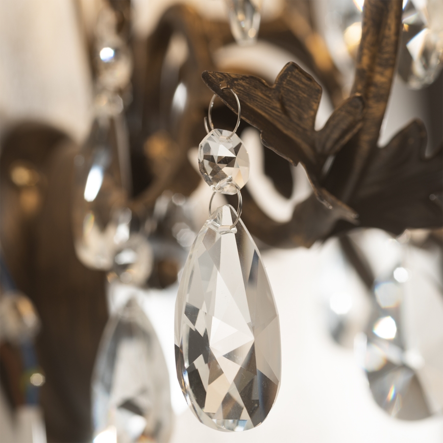 ONLI - Lustra ar ķēdi TERESA 5xE14/6W/230V bronza