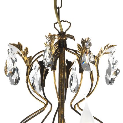 ONLI - Lustra ar ķēdi TERESA 8xE14/6W/230V bronza