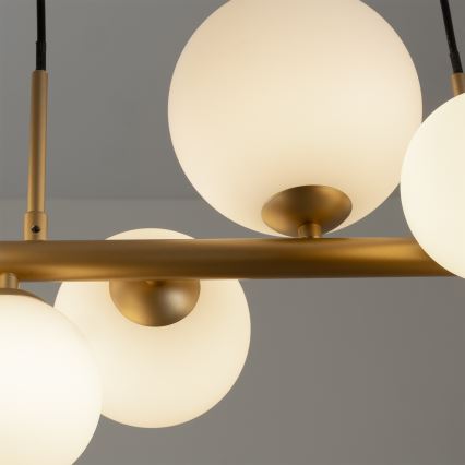 ONLI - Lustra uz kabeļa PALOMA 10xG9/3W/230V zelta krāsā