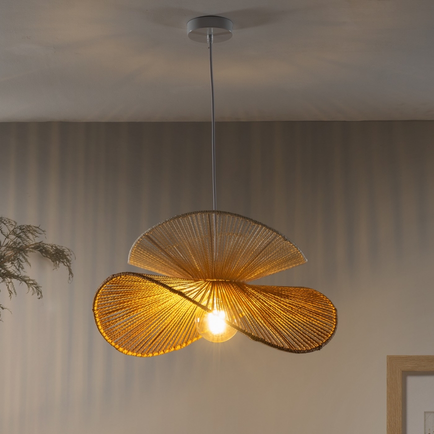 ONLI - Piekaramā lampa uz kabeļa RINGO 1xE27/15W/230V rafija
