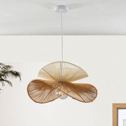 ONLI - Piekaramā lampa uz kabeļa RINGO 1xE27/15W/230V rafija