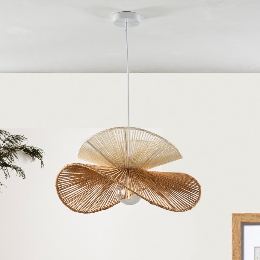 ONLI - Piekaramā lampa uz kabeļa RINGO 1xE27/15W/230V rafija