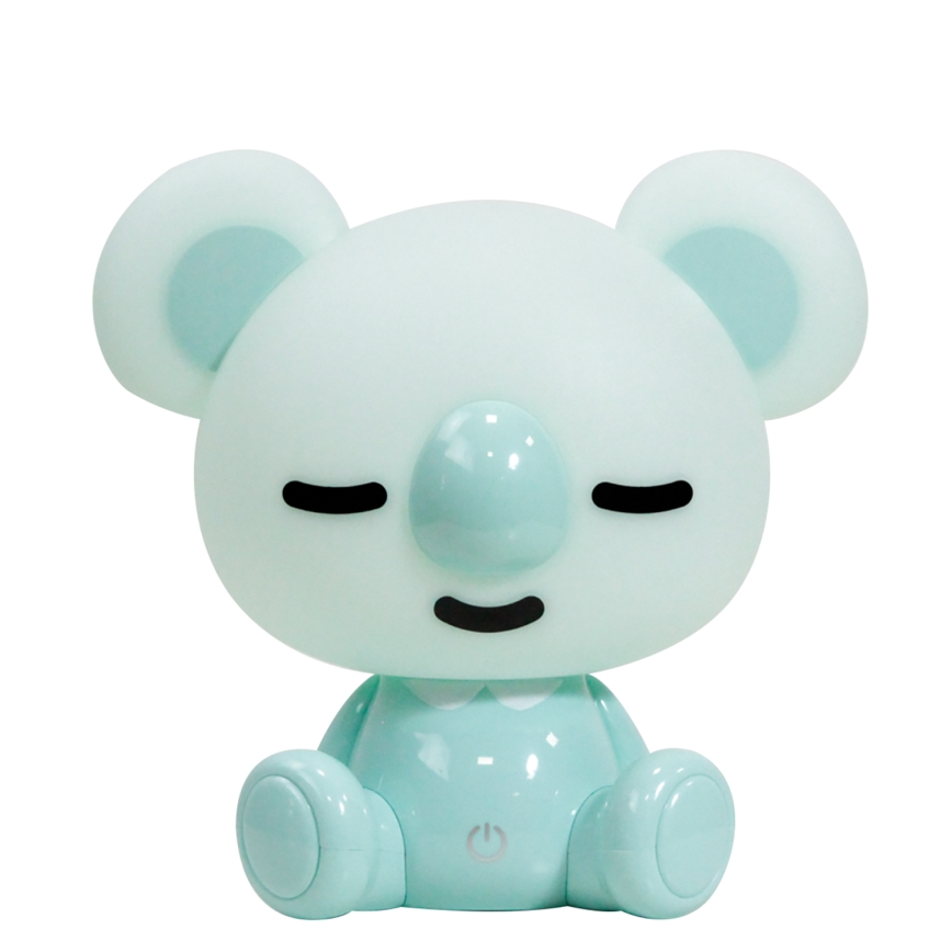 ONLI - LED regulējama bērnu naktslampiņa PUPPIES LED/3W/230V 20 cm koala/zaļa