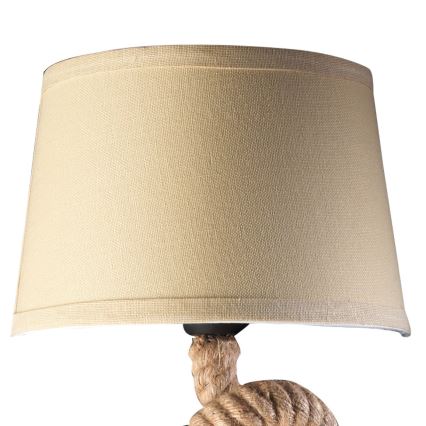 ONLI - Sienas lampa CORDA 1xE27/22W/230V bēša