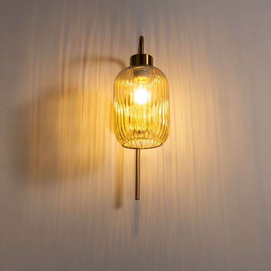 ONLI - Sienas lampa DOROTY 1xE27/15W/230V misiņš