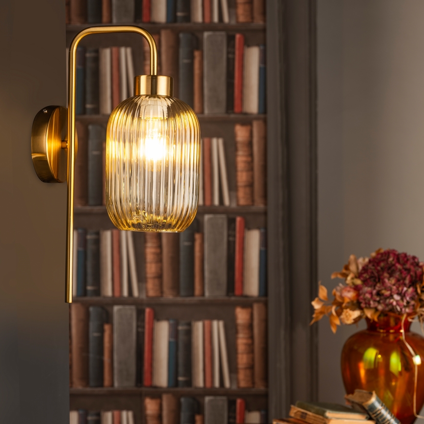 ONLI - Sienas lampa DOROTY 1xE27/15W/230V misiņš