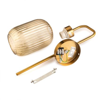 ONLI - Sienas lampa DOROTY 1xE27/15W/230V misiņš