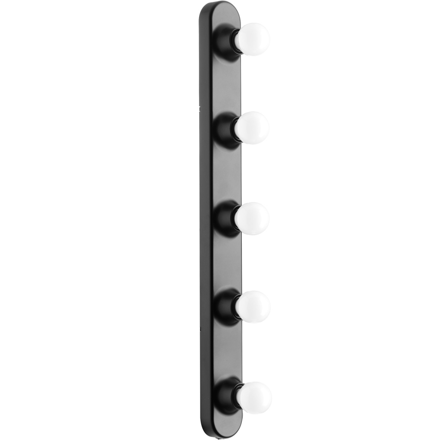 ONLI - Sienas lampa HOLLYWOOD 5xE14/6W/230V melna
